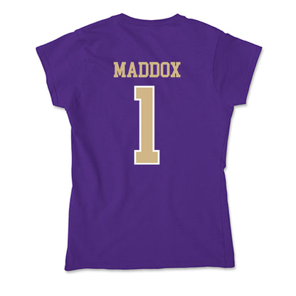 Washington - NCAA Softball : Ryan Maddox - Soft Style Women’s T-Shirt-1