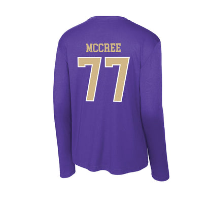 Washington - NCAA Football : Maximus McCree - Activewear Long Sleeve T-Shirt-1
