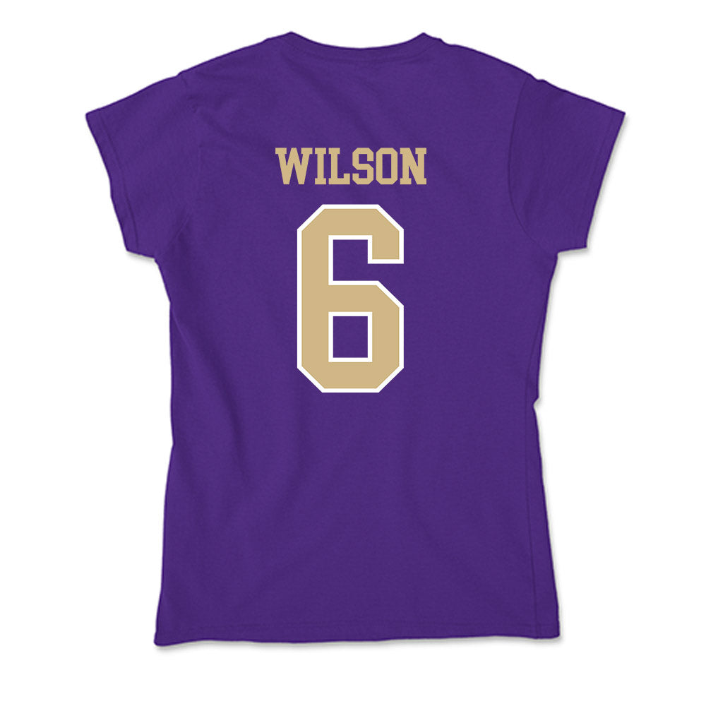 Washington - NCAA Women's Volleyball : Molly Wilson - Soft Style Women’s T-Shirt-1