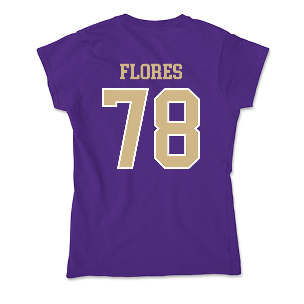 Washington - NCAA Football : Jake Flores - Soft Style Women’s T-Shirt-1
