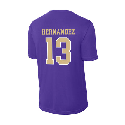 Washington - NCAA Men's Soccer : Kevin Hernandez - Activewear T-Shirt-1