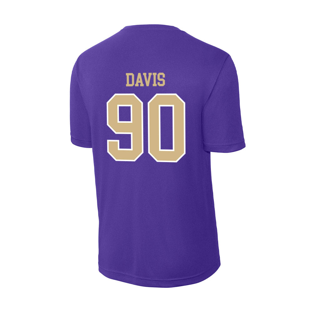 Washington - NCAA Football : Elinneus Davis - Activewear T-Shirt-1
