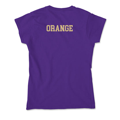 Washington - NCAA Women's Track & Field : Saydi Orange - Soft Style Women’s T-Shirt-1