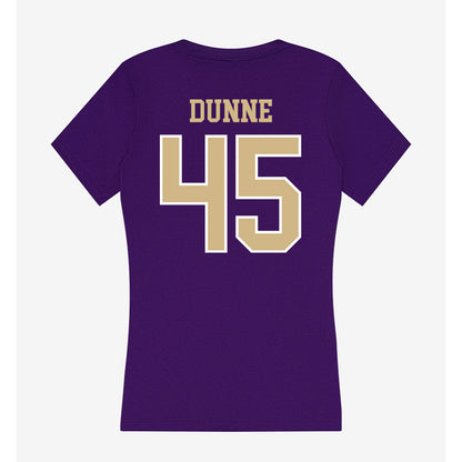 Washington - NCAA Football : Luke Dunne - Women's V-Neck T-Shirt-1