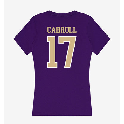 Washington - NCAA Softball : Ava Carroll - Women's V-Neck T-Shirt-1