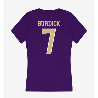 Washington - NCAA Softball : Kaycie Burdick - Women's V-Neck T-Shirt-1