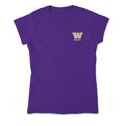 Washington - NCAA Women's Basketball : Teagan Brown - Soft Style Women’s T-Shirt-0
