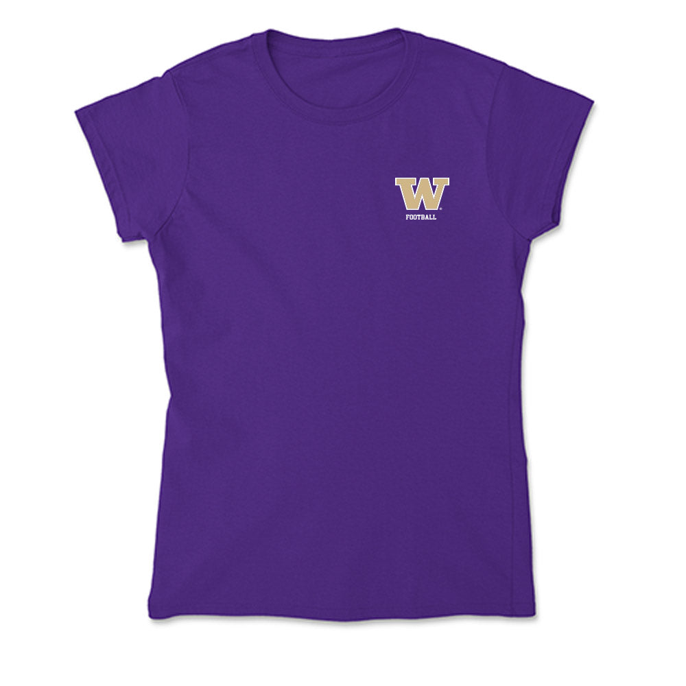 Washington - NCAA Football : Caleb Smith - Soft Style Women’s T-Shirt-0