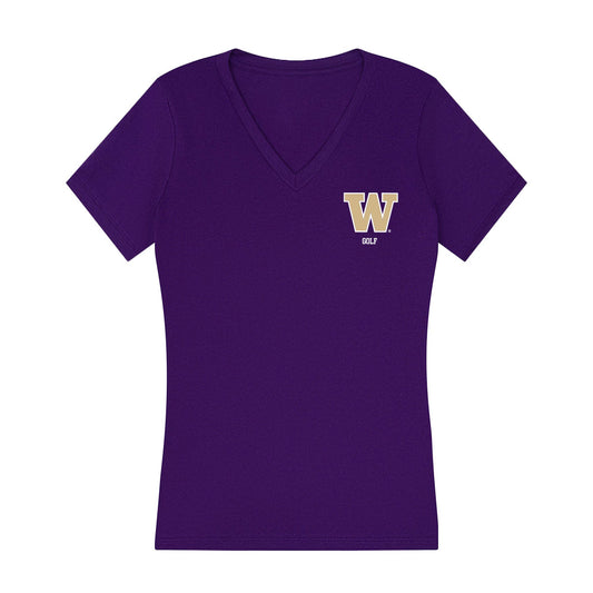 Washington - NCAA Men's Golf : Grady Millar - Women's V-Neck T-Shirt-0