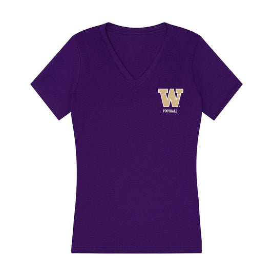 Washington - NCAA Football : Deven Bryant - Women's V-Neck T-Shirt-0