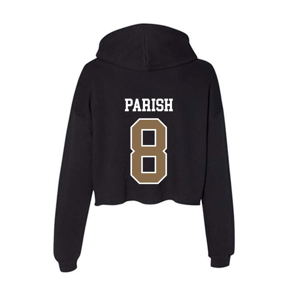 Wofford - NCAA Baseball : Jennifer Parish - Women's Crop Fleece Hoodie-1