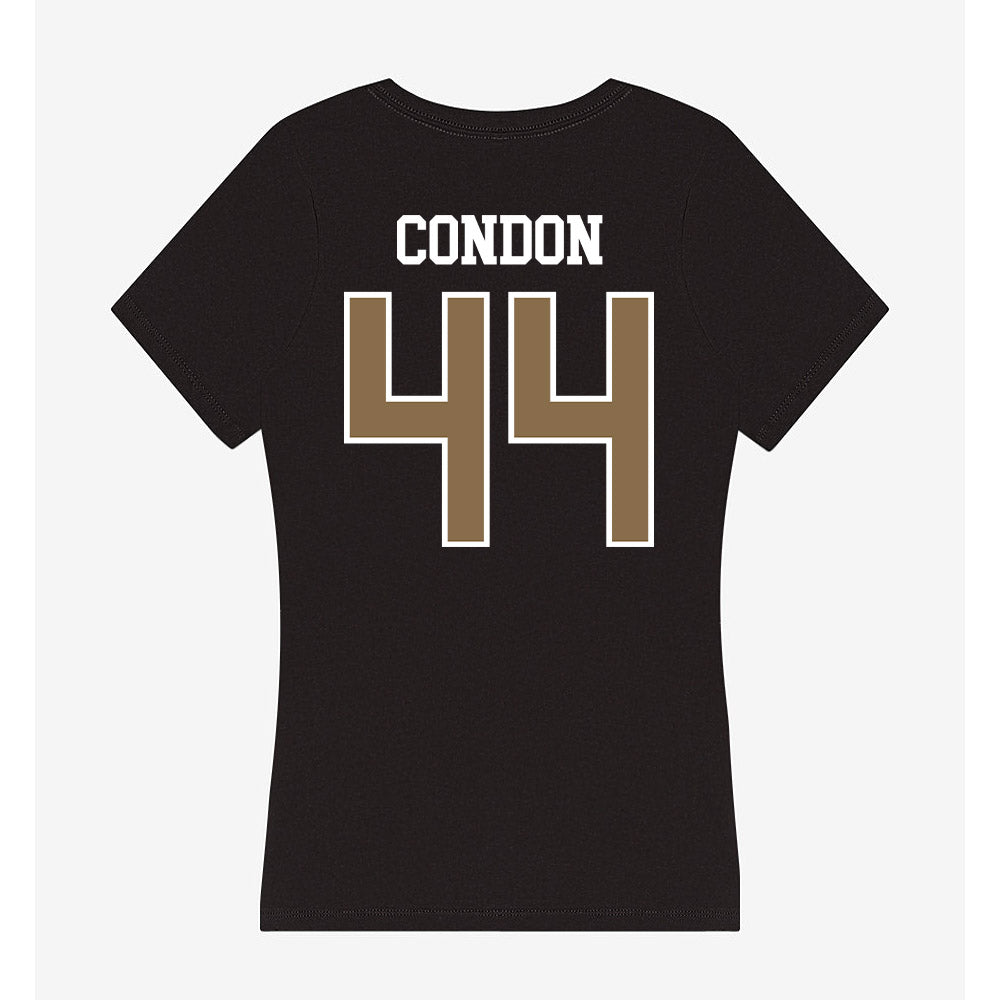 Wofford - NCAA Baseball : Cullen Condon - Women's V-Neck T-Shirt-1