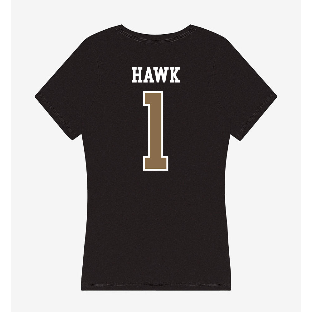 Wofford - NCAA Women's Basketball : madi hawk - Women's V-Neck T-Shirt-1