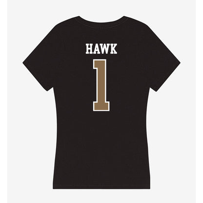 Wofford - NCAA Women's Basketball : madi hawk - Women's V-Neck T-Shirt-1