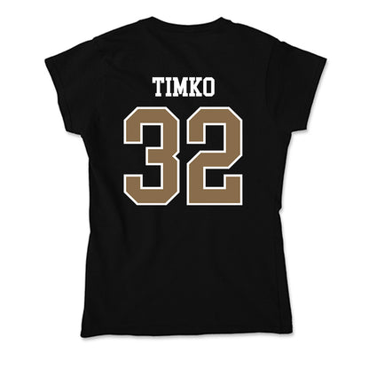 Wofford - NCAA Football : Troy Timko - Soft Style Women’s T-Shirt-1