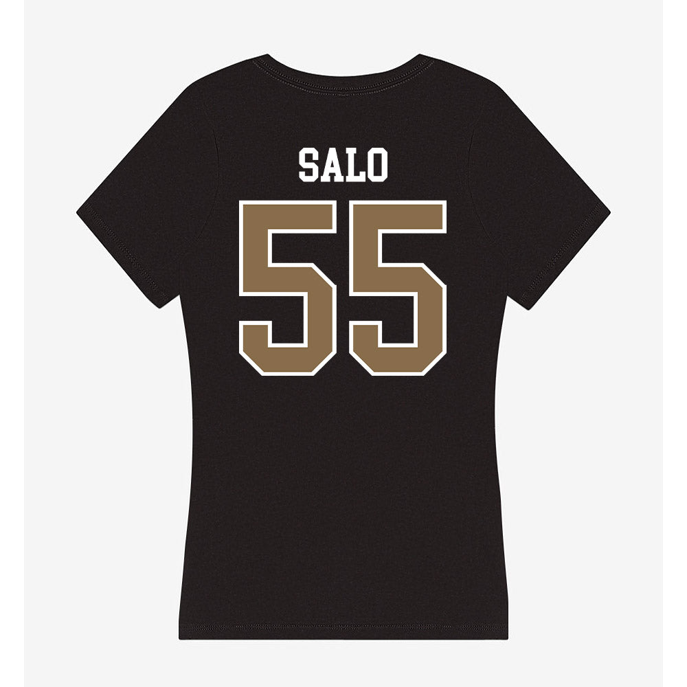 Wofford - NCAA Softball : Natalya Salo - Women's V-Neck T-Shirt-1