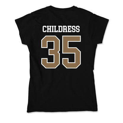 Wofford - NCAA Men's Soccer : Nate Childress - Soft Style Women’s T-Shirt-1