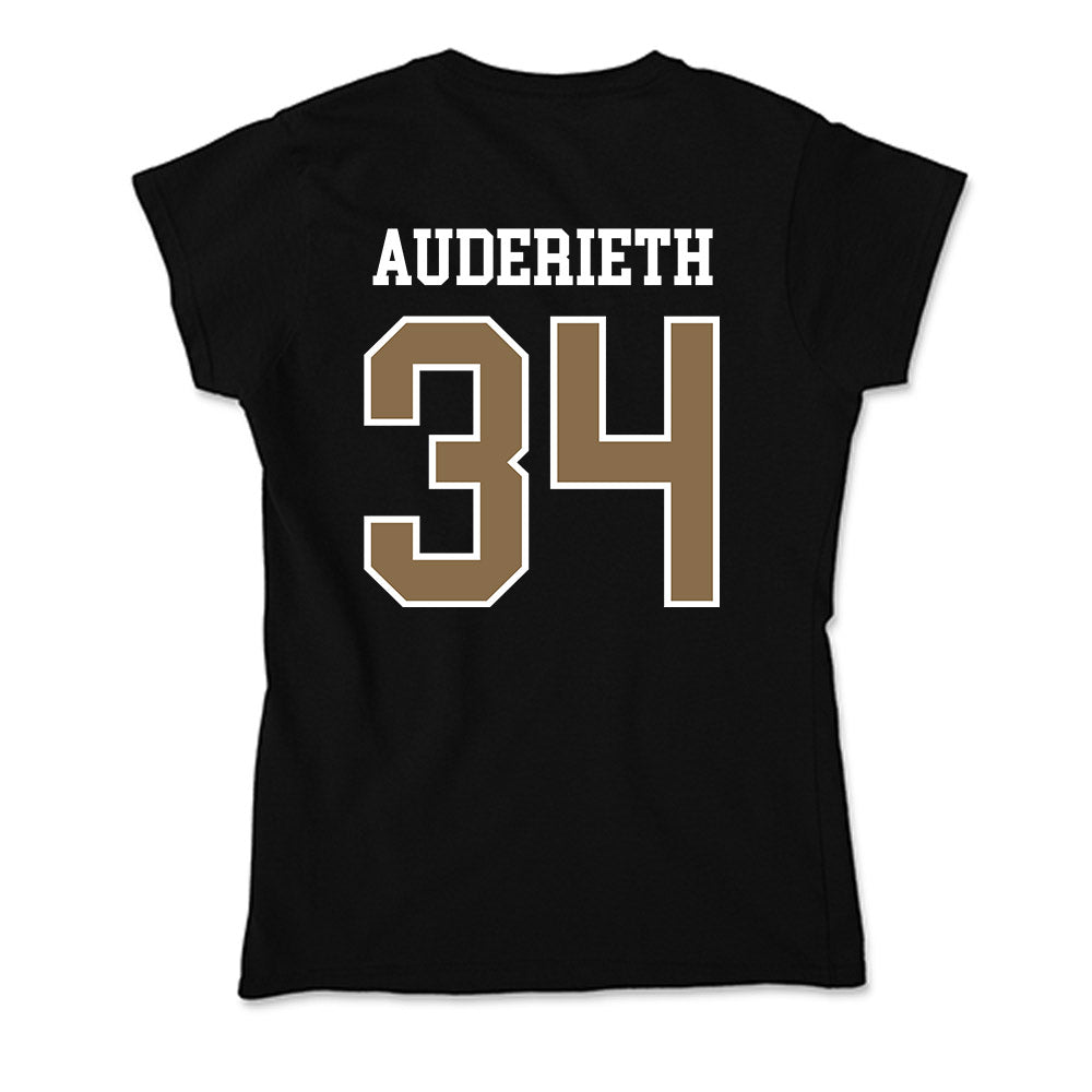Wofford - NCAA Men's Soccer : Elliot Auderieth - Soft Style Women’s T-Shirt-1