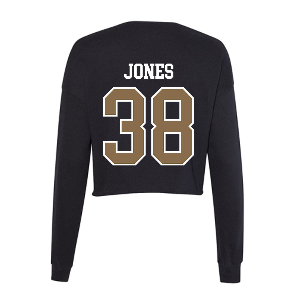 Wofford - NCAA Football : Bridger Jones - Women's Cropped Crew Fleece-1