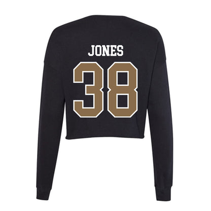 Wofford - NCAA Football : Bridger Jones - Women's Cropped Crew Fleece-1