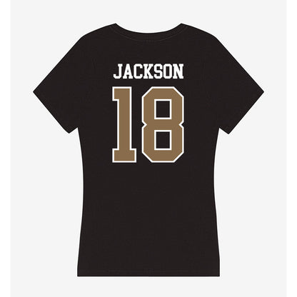Wofford - NCAA Women's Golf : Maggie Jackson - Women's V-Neck T-Shirt-1