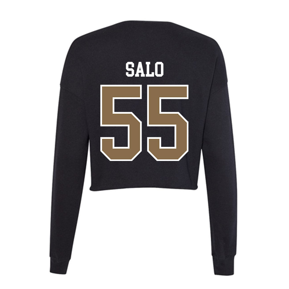Wofford - NCAA Softball : Natalya Salo - Women's Cropped Crew Fleece-1