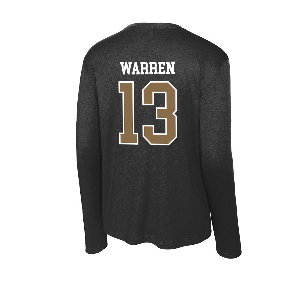 Wofford - NCAA Women's Basketball : Toni Warren - Activewear Long Sleeve T-Shirt-1
