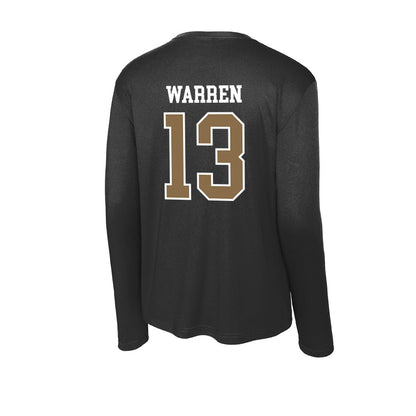 Wofford - NCAA Women's Basketball : Toni Warren - Activewear Long Sleeve T-Shirt-1