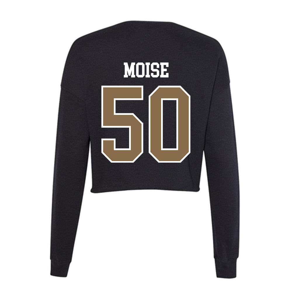Wofford - NCAA Football : G-Luke Moise - Women's Cropped Crew Fleece-1