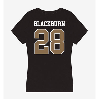 Wofford - NCAA Football : Whit Blackburn - Women's V-Neck T-Shirt-1