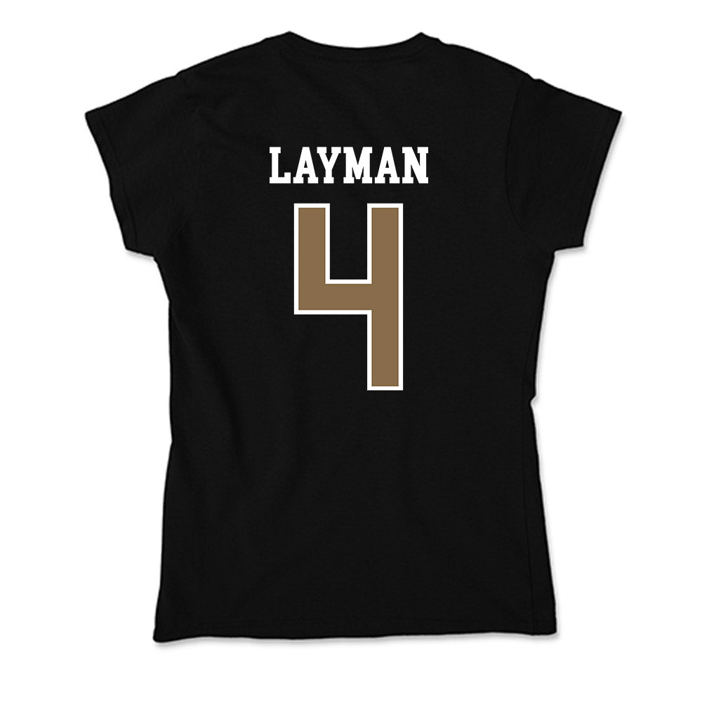 Wofford - NCAA Baseball : James Layman - Soft Style Women’s T-Shirt-1