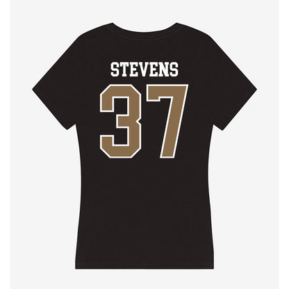 Wofford - NCAA Football : Josiah Stevens - Women's V-Neck T-Shirt-1