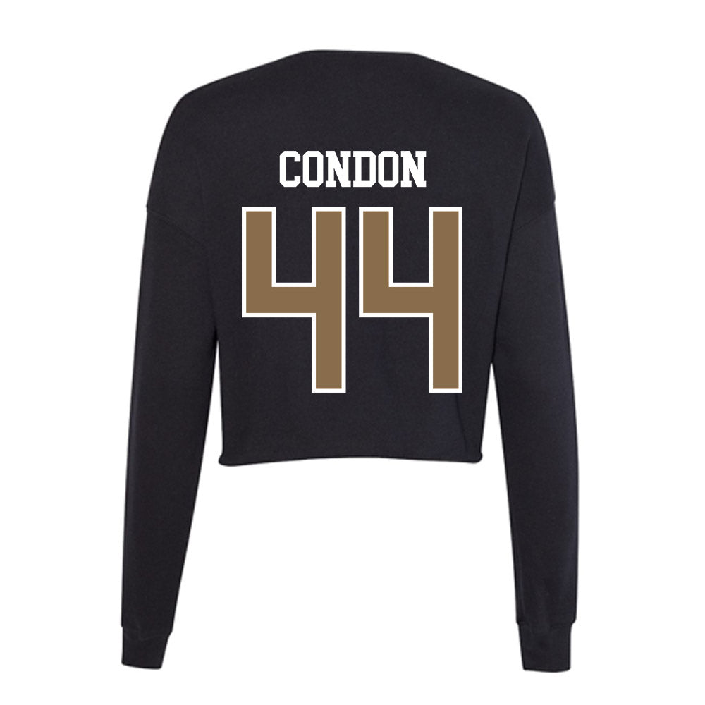 Wofford - NCAA Baseball : Cullen Condon - Women's Cropped Crew Fleece-1