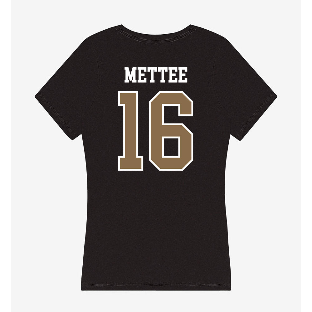 Wofford - NCAA Men's Soccer : Declan Mettee - Women's V-Neck T-Shirt-1