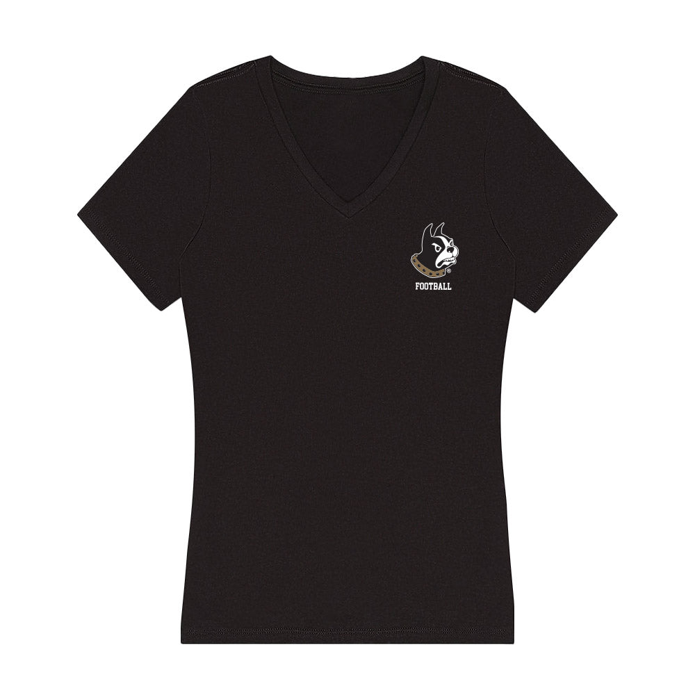 Wofford - NCAA Football : Gavin Batt - Women's V-Neck T-Shirt-0