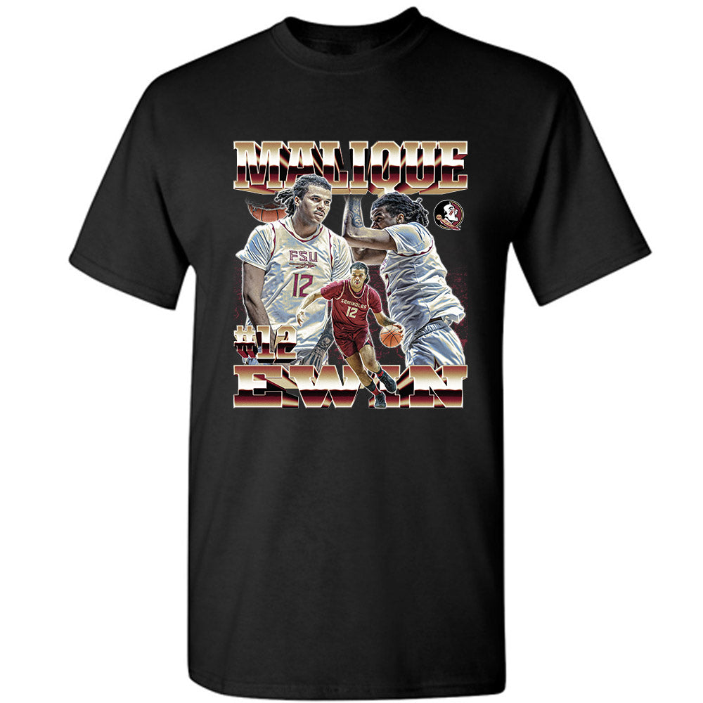 FSU - NCAA Men's Basketball : Malique Ewin - T-Shirt-0