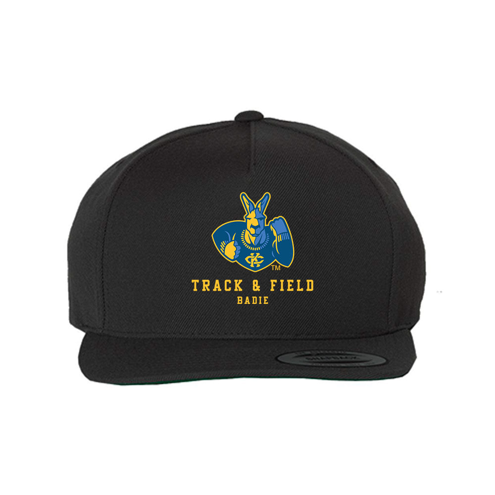 UMKC - NCAA Men's Track & Field : Brendan Badie - Snapback Hat-0