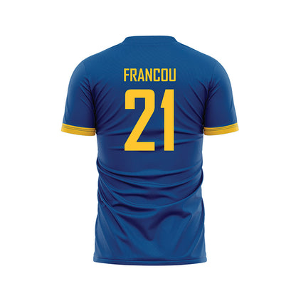 UMKC - NCAA Men's Soccer : Jeremy Francou - Blue Soccer Jersey-1