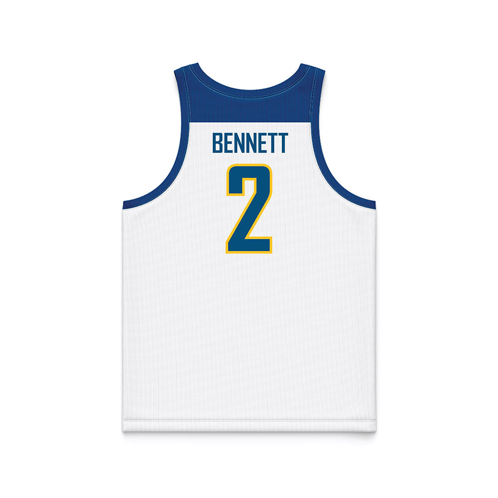 UMKC - NCAA Women's Basketball : Elauni Bennett - White Basketball Jersey-1