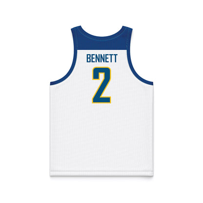 UMKC - NCAA Women's Basketball : Elauni Bennett - White Basketball Jersey-1