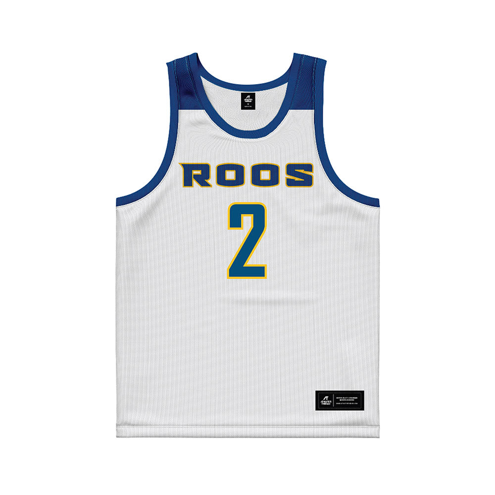 UMKC - NCAA Women's Basketball : Elauni Bennett - White Basketball Jersey-0
