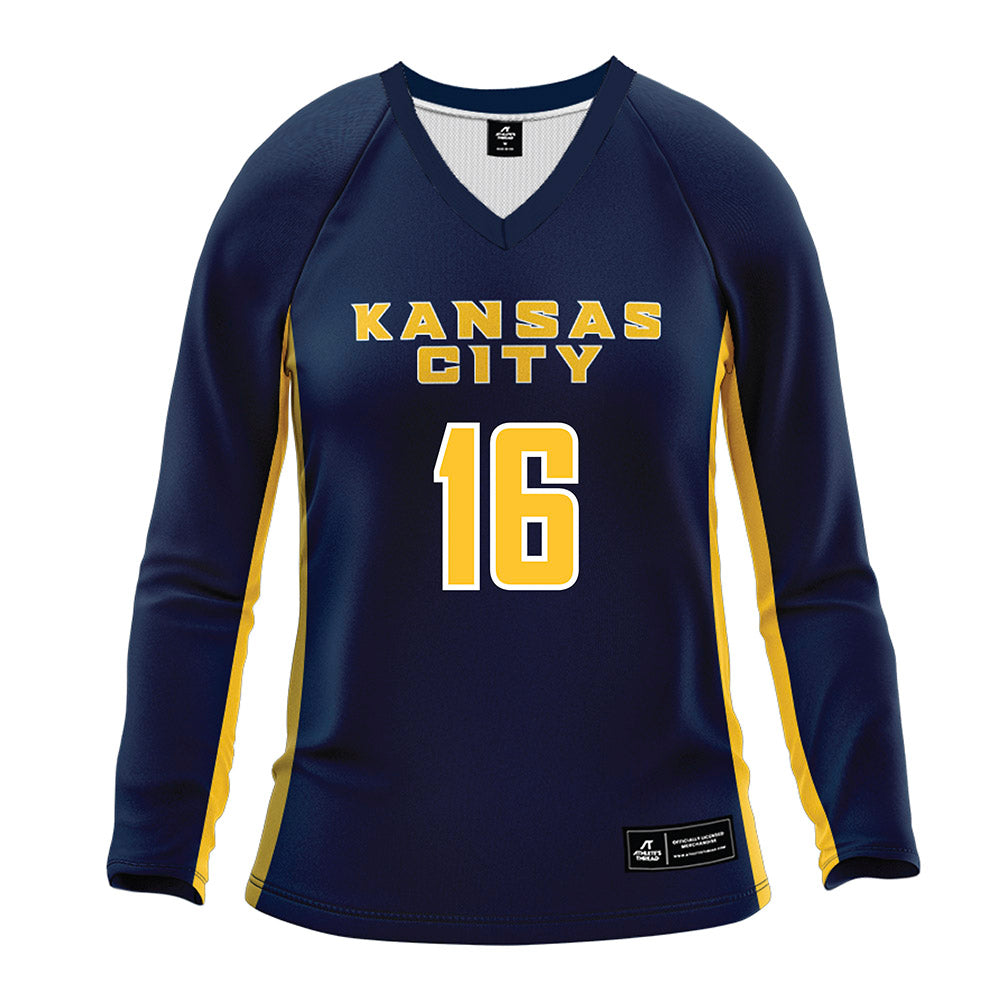 UMKC - NCAA Women's Volleyball : Ledisi Kpea - Blue Volleyball Jersey-0