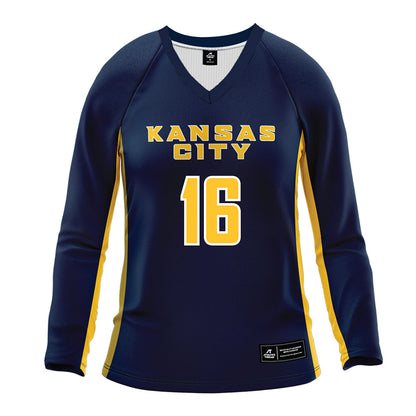 UMKC - NCAA Women's Volleyball : Ledisi Kpea - Blue Volleyball Jersey-0