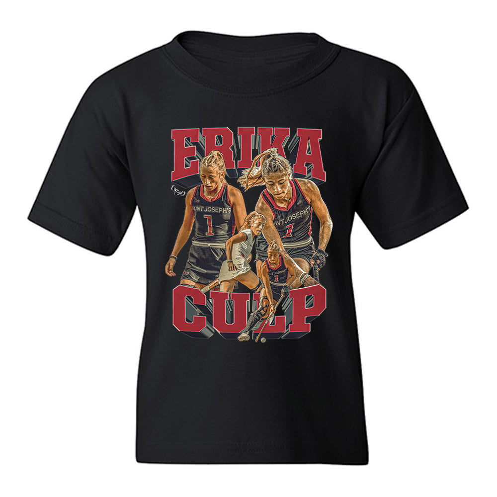 St. Joe's - NCAA Women's Field Hockey : Erika Culp - Youth T-Shirt-0