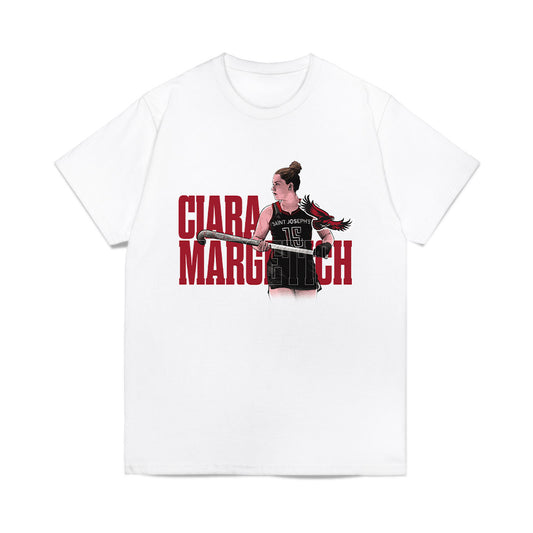 St. Joe's - NCAA Women's Field Hockey : Ciara Margetich - Collage Comfort Colors T-Shirt-0