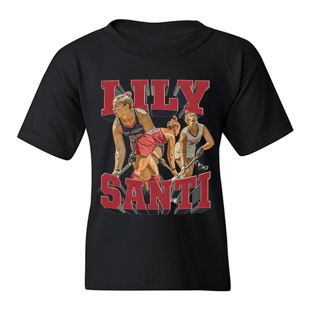 St. Joe's - NCAA Women's Field Hockey : Lily Santi - Youth T-Shirt-0