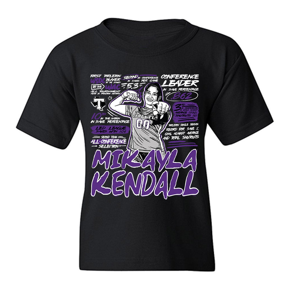 Tarleton State - NCAA Women's Soccer : Mikayla Kendall - Youth T-Shirt-0