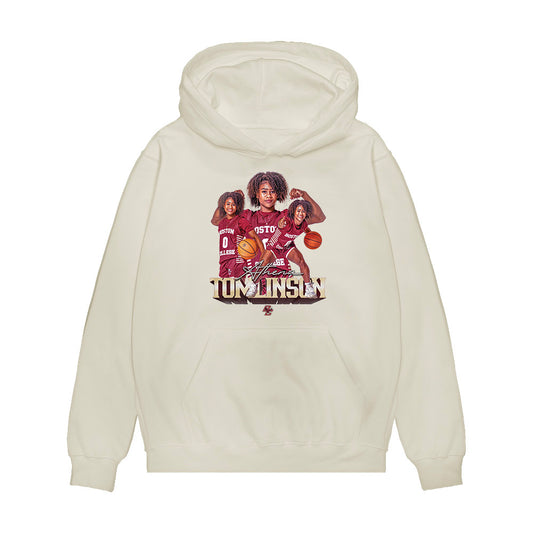 Boston College - NCAA Women's Basketball : Athena Tomlinson - Premium Hooded Sweatshirt-0