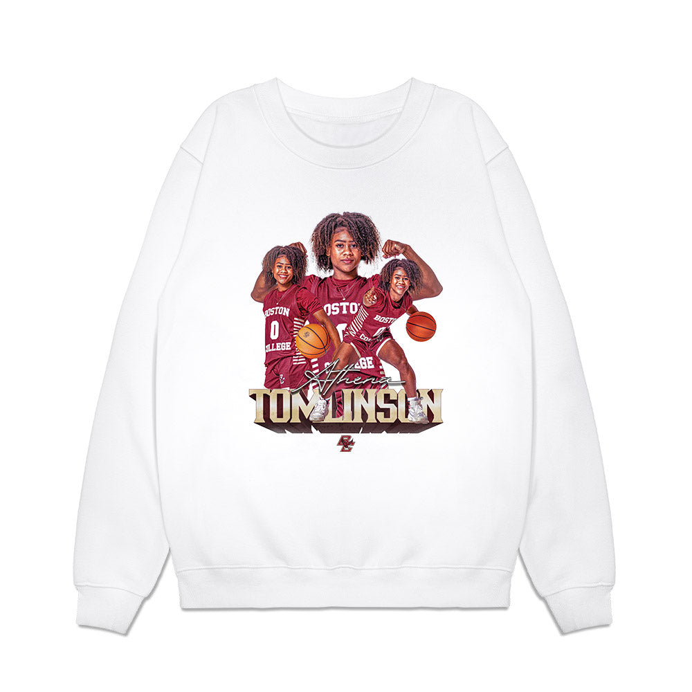 Boston College - NCAA Women's Basketball : Athena Tomlinson - Premium Crewneck Sweatshirt-0