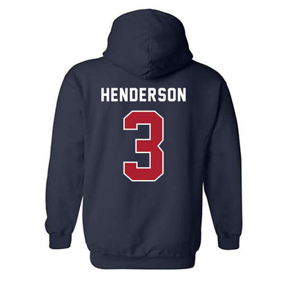 American - NCAA Women's Soccer : Kendall Henderson - Hooded Sweatshirt-1